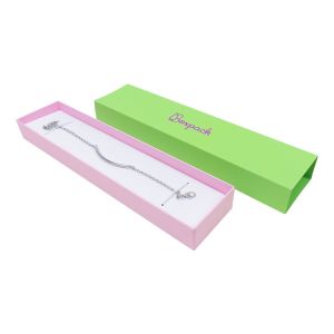 Caixa em cartão para pulseira, verde 230 x 51 x 27 mm SL-51-VE-RS