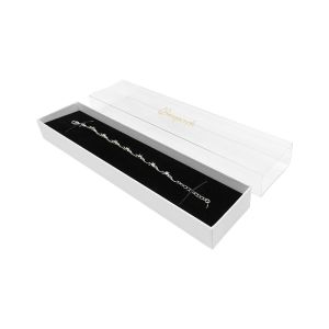 Caja de cartón para pulsera transparente 230x51x27 mm SL-51-TR-B