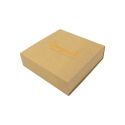 Caja de cartón para collar o conjunto color kraft 116x116x33 mm SL-17-K-K