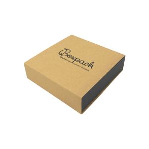 Schachtel aus Kraftkarton für Halsketten oder Schmucksets 116 x 116 x 33 mm SL-17-K-N