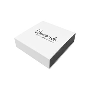 Caixa em cartão para colar ou conjunto, branca 116 x 116 x 33 mm SL-17-B-N
