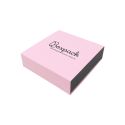 Caja de cartón para collar o conjunto color rosa 116x116x33 mm SL-17-RS-N