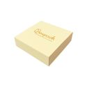 Caja de cartón para collar o conjunto color amarillo 116x116x33 mm SL-17-AM-K