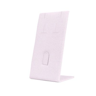 Présentoir pour parure 51 x 43 x 98 mm CD-J112 - microfibre Lilas clair MF-97