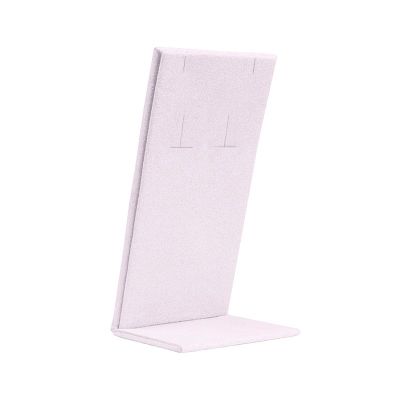 Présentoir pour parure 51 x 43 x 98 mm CD-J112 - microfibre Lilas clair MF-97