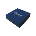 Caja de cartón para collar o conjunto color azul 116x116x33 mm SL-17-A-N