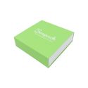 Grüne Schachtel aus Karton für Halsketten oder Schmucksets 116 x 116 x 33 mm SL-17-VE-B