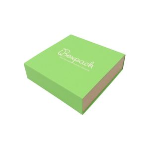 Caja de cartón para collar o conjunto color verde 116x116x33 mm SL-17-VE-K