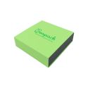 Caja de cartón para collar o conjunto color verde 116x116x33 mm SL-17-VE-N