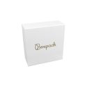 Caja de cartón para colgante o conjunto color blanco 90x90x33 mm PF-2-B