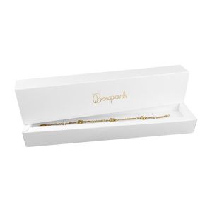 Écrin en carton pour bracelet, blanc 240 x 50 x 25 mm PF-3-B