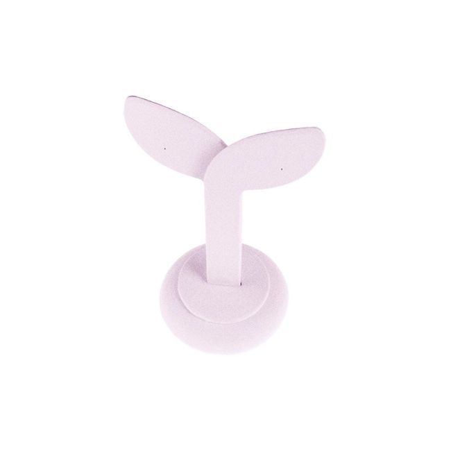 Présentoir à boucles d’oreilles 73 x 51 x 110 mm CD-P191 - microfibre Lilas clair MF-97