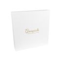 Caja de cartón para collar o conjunto color blanco 180x180x33 mm PF-4-B