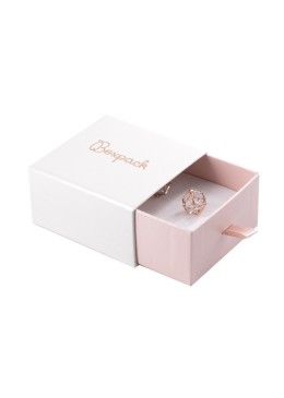 Caja de cartón para pendientes y colgante color blanco 73X70X40 mm SG-2-B-RS