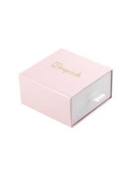 Caja de cartón para pendientes y colgante color rosa 73X70X40 mm SG-2-RS-B