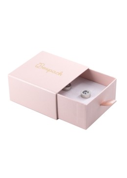 Caja de cartón para pendientes y colgante color rosa 73X70X40 mm SG-2-RS-RS