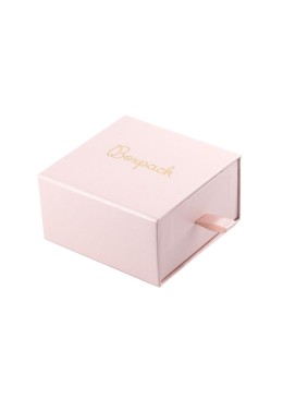 Caja de cartón para pendientes y colgante color rosa 73X70X40 mm SG-2-RS-RS