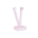 Présentoir à boucles d’oreilles 40 x 40 x 95 mm CD-P212 - microfibre Lilas clair MF-97