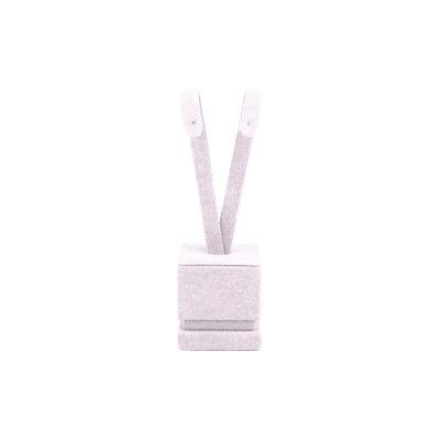 Expositor para brincos 45 x 45 x 160 mm CD-P221 - microfibra Lilás claro MF-97