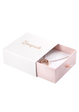 Caja de cartón para colgante y pendientes color blanco 90X87X40 mm SG-3-B-RS