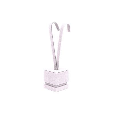 Ohrring-Display 45 x 45 x 185 mm CD-P222 - Mikrofaser Helllila MF-97