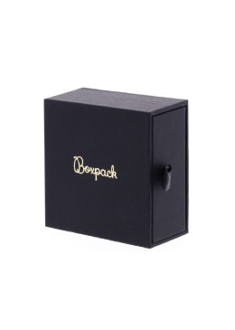 Caja de cartón para pendientes y colgante color negro 73x69x39 mm PB-2-N