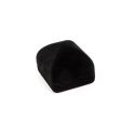 Estuche flocado negro para anillo 49x55x41 mm. V-1-S