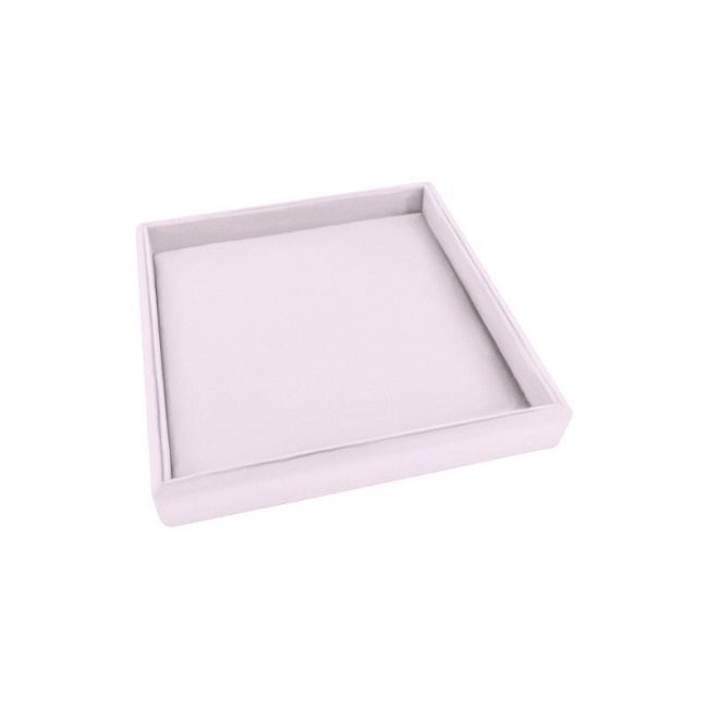 Tabuleiro expositor 238 x 238 x 37 mm CD-BJ-CU-B - microfibra Lilás claro MF-97