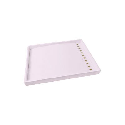 Display-Tablett 315 x 225 x 30 mm CD-BJ-G - Mikrofaser Helllila MF-97