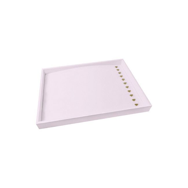 Tabuleiro expositor 315 x 225 x 30 mm CD-BJ-G - microfibra Lilás claro MF-97