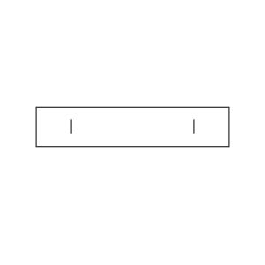 Scatola per braccialetto bianca - Confezione personalizzabile per gioielli PB-4-B