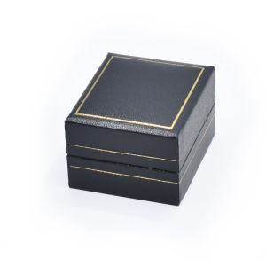 Estuche polipiel azul para pendientes 47x53x30 mm. J-07-P