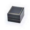 Leatherette earring box, blue 47 x 53 x 30 mm J-07-P
