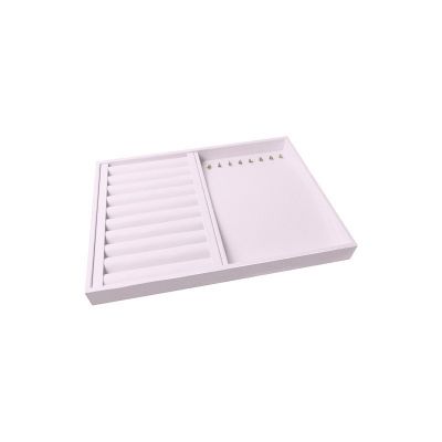 Display-Tablett 315 x 225 x 30 mm CD-BJ-PU-A - Mikrofaser Helllila MF-97