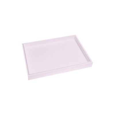 Plateau présentoir 315 x 225 x 30 mm CD-BJ-U - microfibre Lilas clair MF-97