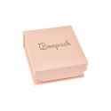 Écrin en carton aimanté pour boucles d’oreilles ou parure, rose quartz 65 x 72 x 31 mm MC-2-RC