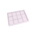 Plateau présentoir 160 x 225 x 30 mm CD-BJ-12-AP - microfibre Lilas clair MF-97