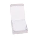 Caja de cartón para colgante o conjunto color blanco 86X83X34 mm MC-3-B