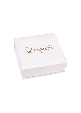 Caja de cartón para colgante o conjunto color blanco 86X83X34 mm MC-3-B