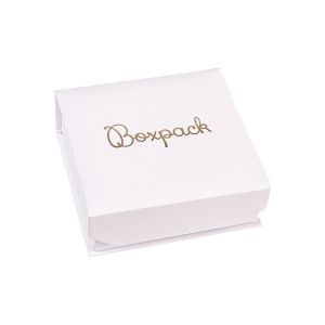 Caja de cartón para colgante o conjunto color blanco 86X83X34 mm MC-3-B
