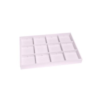 Display-Tablett 315 x 225 x 30 mm CD-BJ-12-C - Mikrofaser Helllila MF-97
