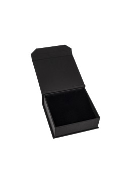 Caja de cartón con imán para colgante o conjunto color negro 86X83X34 mm MC-3-N