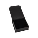 Schwarze Magnetschachtel aus Karton für Anhänger oder Schmucksets 86 x 83 x 34 mm MC-3-N