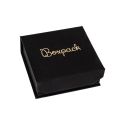 Caja de cartón con imán para colgante o conjunto color negro 86X83X34 mm MC-3-N