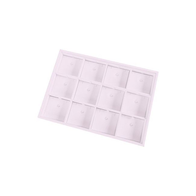 Display-Tablett 315 x 225 x 30 mm CD-BJ-12-CG - Mikrofaser Helllila MF-97