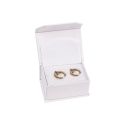 Cardboard wedding ring or earring box, white 68 x 47 x 35 mm MC-4-B