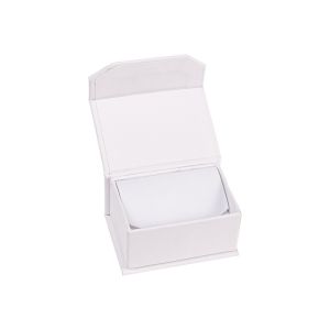 Caja de cartón para alianzas o pendientes color blanco 68X47X35 mm MC-4-B