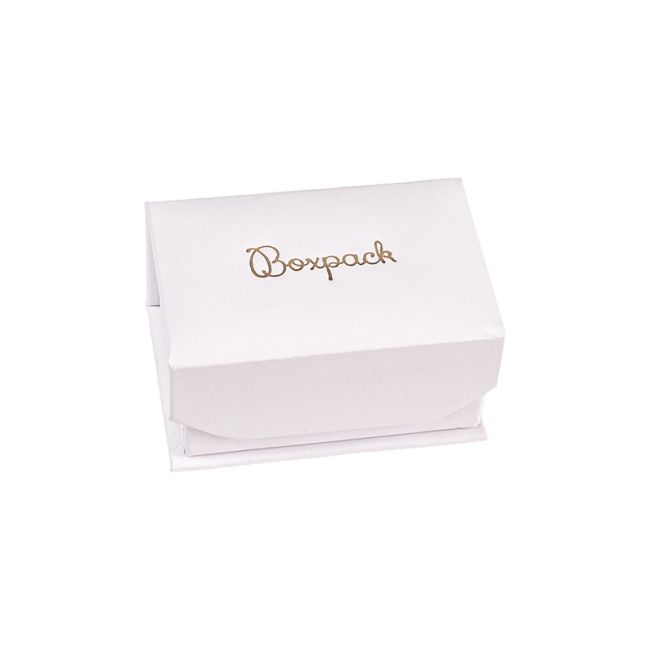 Cardboard wedding ring or earring box, white 68 x 47 x 35 mm MC-4-B