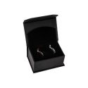 Caja de cartón con imán para alianzas o pendientes color negro 68X47X35 mm MC-4-N