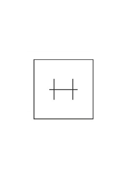 Estuche polipiel blanco para pendientes 46x52x30 mm. FR-1-P-B